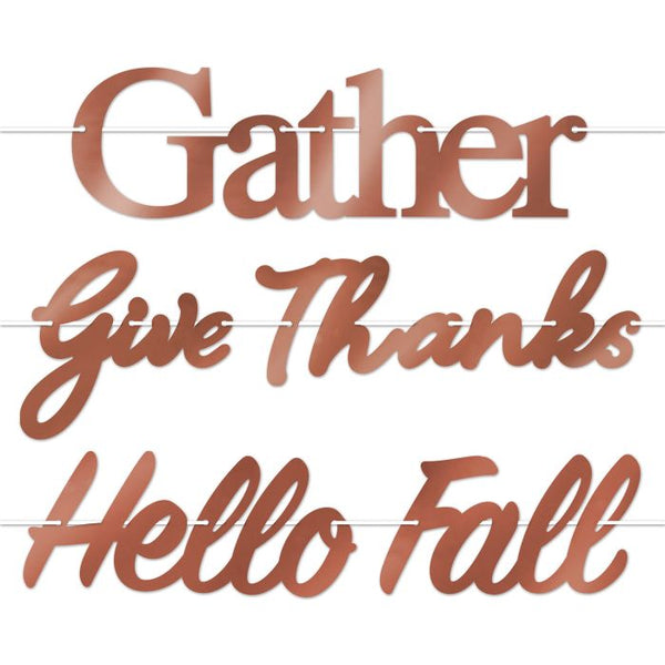 Thanksgiving Banner Set, Set of 3
