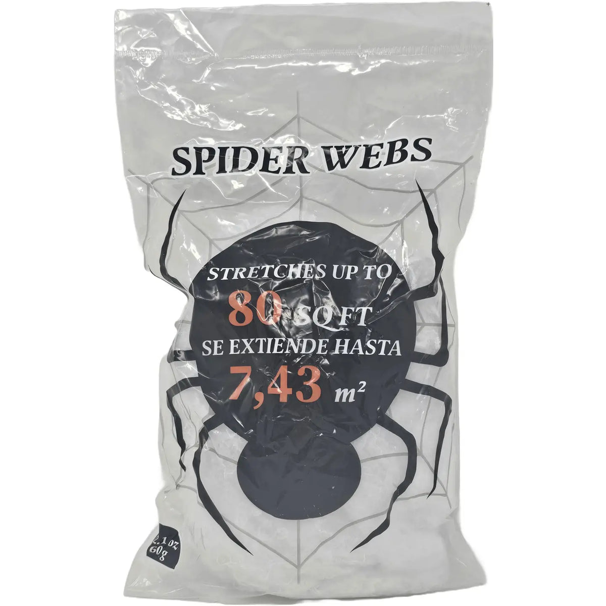 Stretchable Spider Webbing, 60 Grams