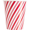9oz. Cup, Red Striped Snowman