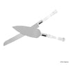Acrylic & Stainless Steel Wedding Cake Knife & Cake Server Set