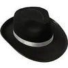 Adult Deluxe Black 20s Gangster Fedora Hat