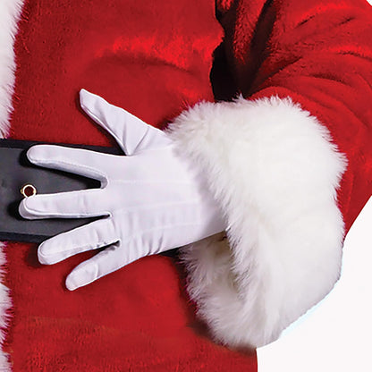 Adult Deluxe Regency Crimson Plush Santa Suit, Adult Size 40-48