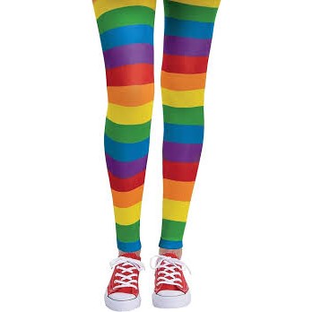 Adult Rainbow Footless Tights