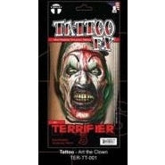 Art The Clown Terrifier 3 Tattoo