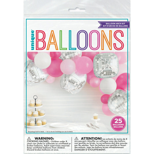 Assorted Latex/Sphere Balloon Arch 25 Pieces