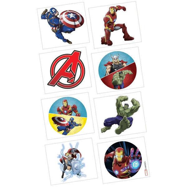 Avengers Temporary Tattoos, Pack of 24