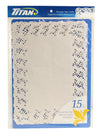 Rectangular Paper Doilies, 14.5", 15 Per Pack