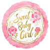 Baby Girl Foil 18" Round