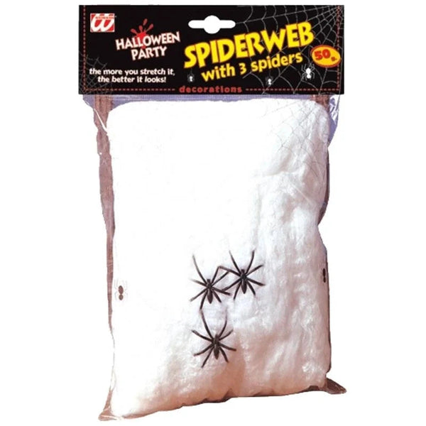 Bag of White Spider Webbing