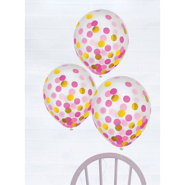 Balloon - Confetti Pink/Gold