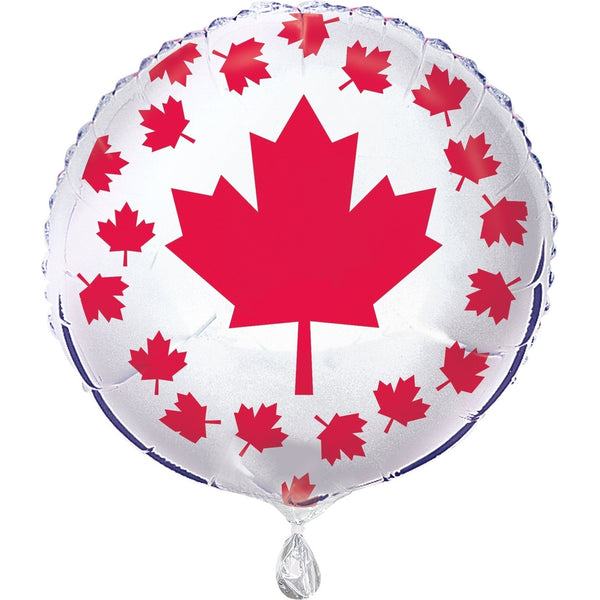 Balloon- Foil, Canada Day, 18"