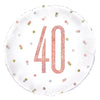 Balloon - Foil, Glitz Rose Gold, 40, Round, 18"