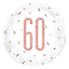 Balloon - Foil, Glitz Rose Gold, 60, Round, 18"