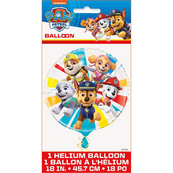 Balloon - Foil, Paw Patrol™, Round, 18"