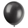 Balloon - Latex, Jet Black, 12", 72 Count