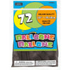 Balloon - Latex, Jet Black, 12", 72 Count