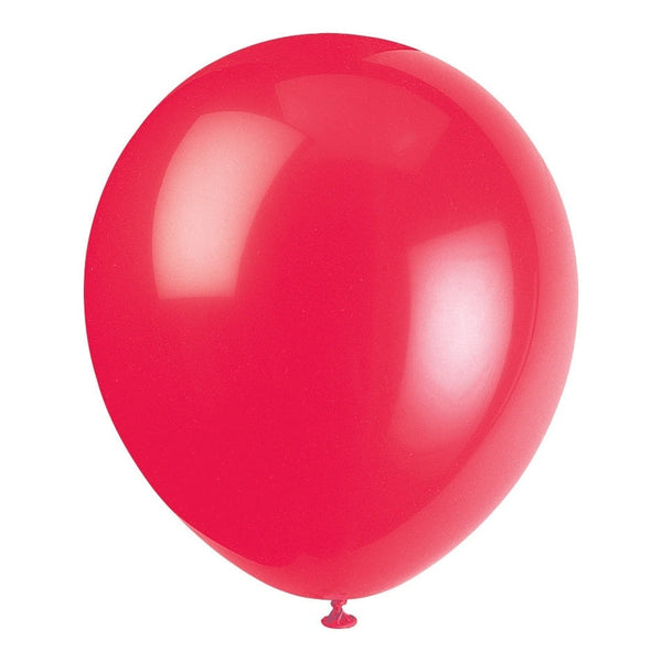 Balloon - Latex, Ruby Red, 12", 72 Count