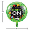 Balloon Metallic 1 Count 18" Gaming Party