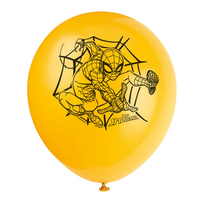 Balloons - Spider-Man™, Red / Yellow / Blue, 12", 8 Count