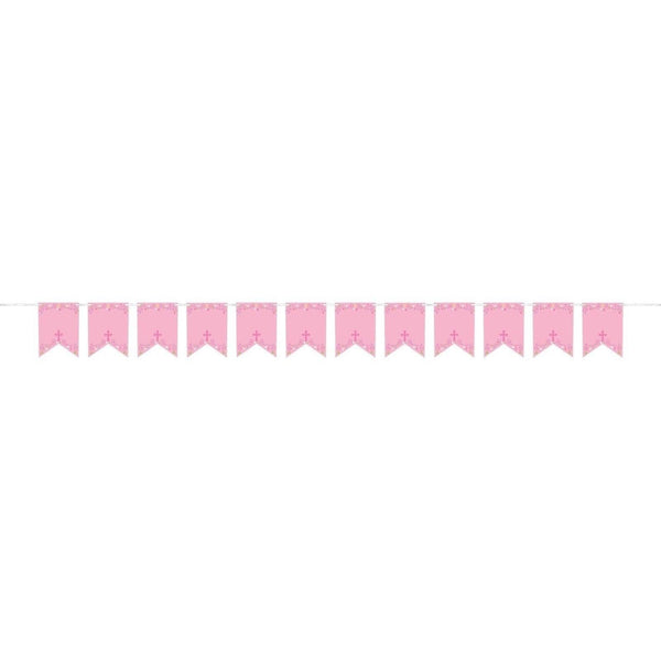 Banner - First Communion Prnlz Pink