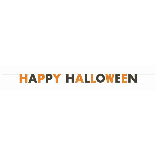 Banner - Glitter, Happy Halloween