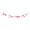 Banner - Glittered Heart, 8 Foot