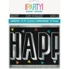 Banner Kit - Black, "Happy Retirement", 12ft