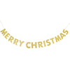 Banner Kit - Gold Glitter, "Merry Christmas", 9'