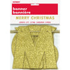 Banner Kit - Gold Glitter, "Merry Christmas", 9'