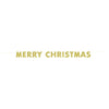 Banner Kit - Gold Glitter, "Merry Christmas", 9'