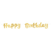 Banner Kit - Gold Script "Happy Birthday"