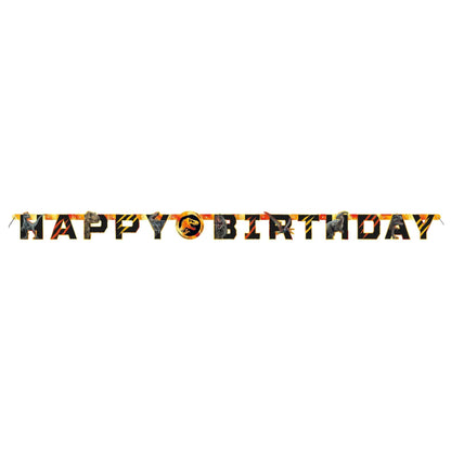 Banner Kit - Jointed, Gold and Red, Jurassic World 3, 6'
