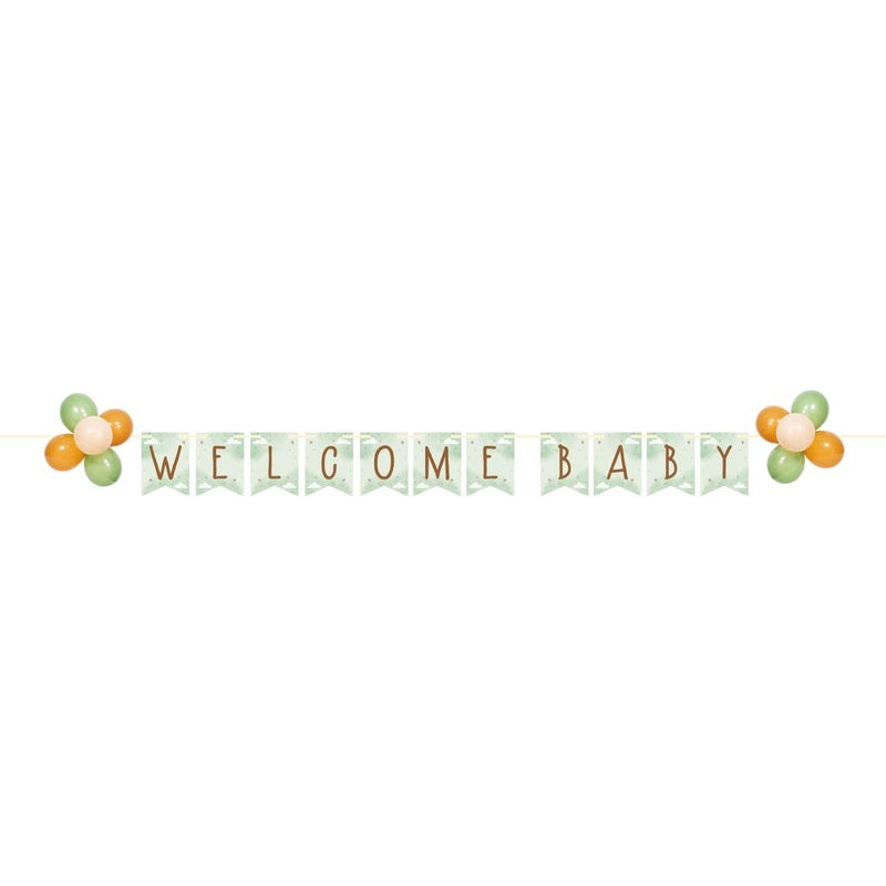 Banner with Latex Balloons - Teddy Bear