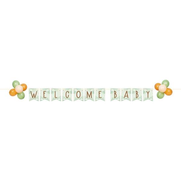 Banner with Latex Balloons - Teddy Bear