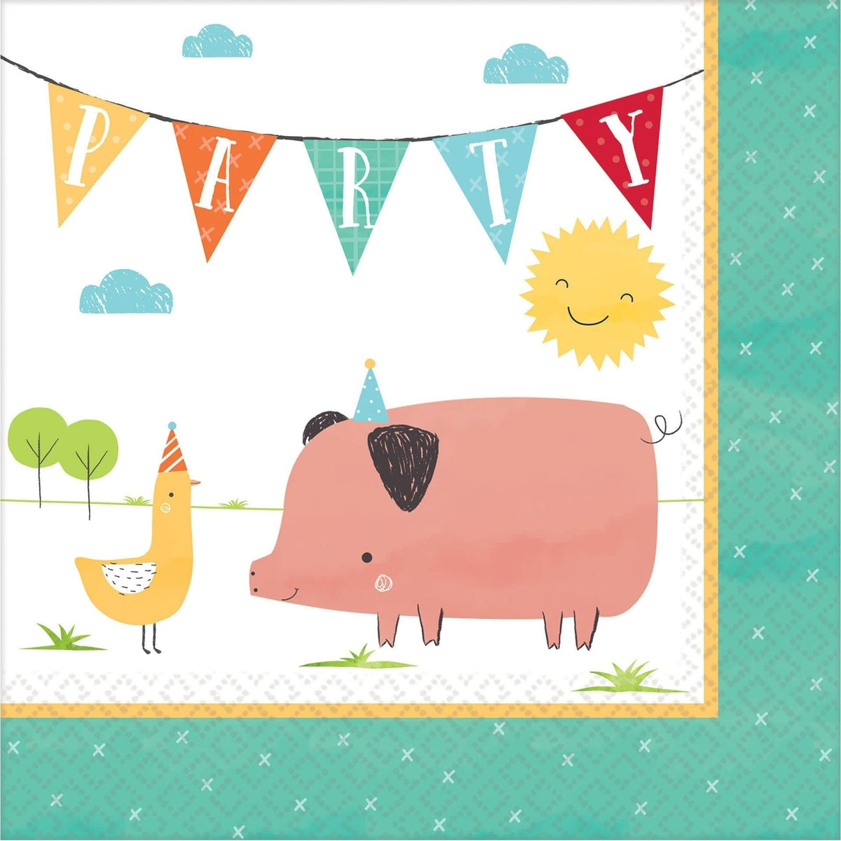 Barnyard Birthday Lunch Napkin