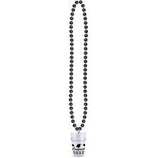 Beads w/Grad Glass Black