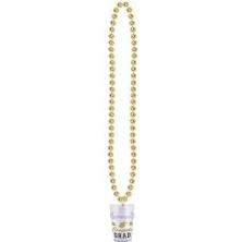 Beads w/Grad Glass Gold