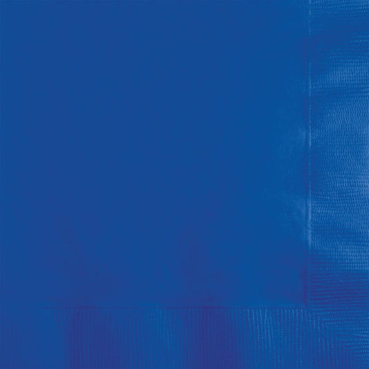 Beverage Napkin 50 Count 2 Piece Cobalt