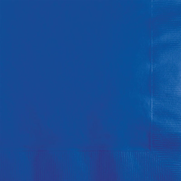 Beverage Napkin 50 Count 2 Piece Cobalt