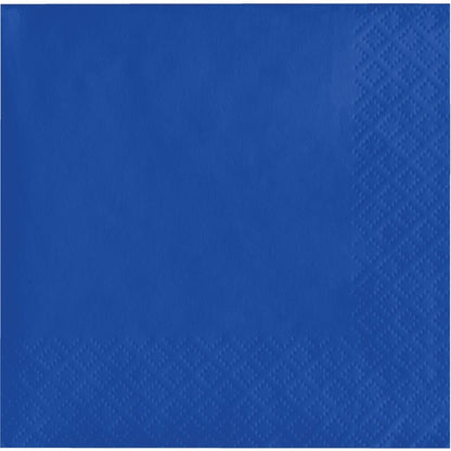Beverage Napkin 50 Count 2 Piece Cobalt