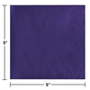 Beverage Napkin 50 Count 2 Piece Purple