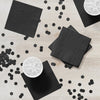 Beverage Napkin 50 Count 2-Ply Black Velvet