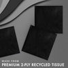 Beverage Napkin 50 Count 2-Ply Black Velvet