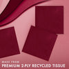 Beverage Napkin 50 Count 2-Ply Burgundy