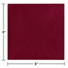 Beverage Napkin 50 Count 2-Ply Burgundy