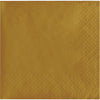 Beverage Napkin 50 Count 2-Ply Glittering Gold