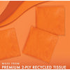 Beverage Napkin 50 Count 2-Ply Sunkissed Orange