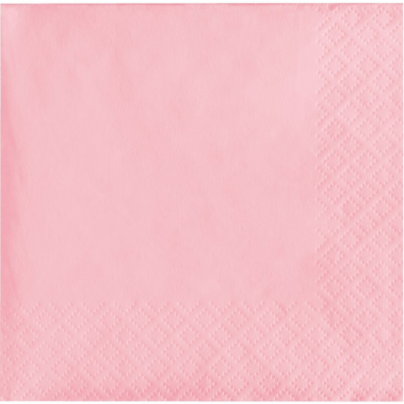 Beverage Napkins, 2-Ply, 50 Count – Classic Pink