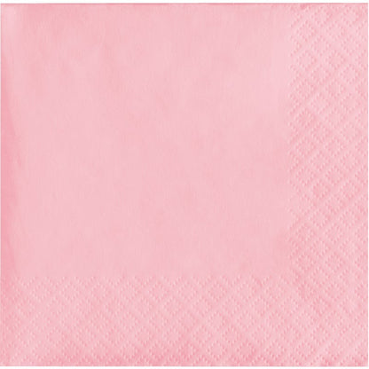 Beverage Napkins, 2-Ply, 50 Count – Classic Pink