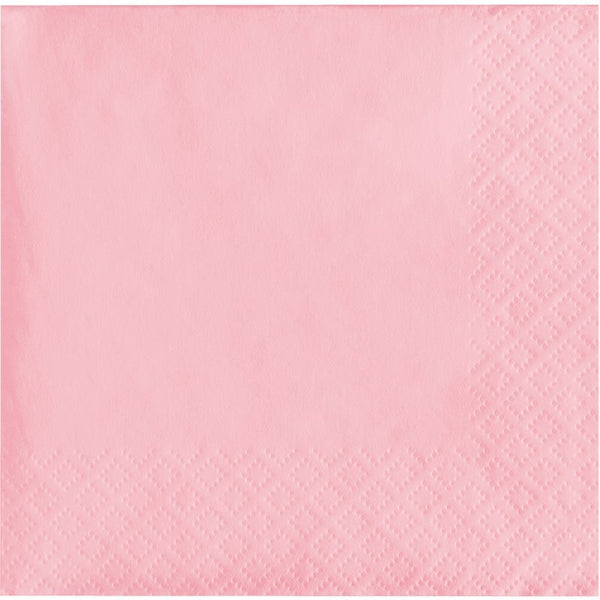 Beverage Napkins, 2-Ply, 50 Count – Classic Pink